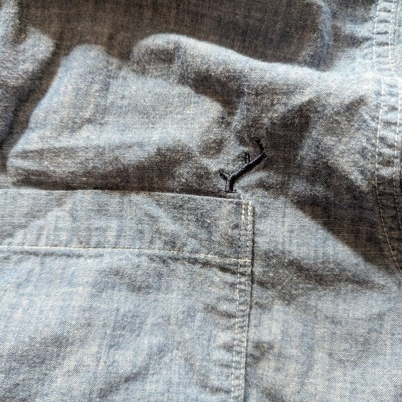 Pladra Men's Cascade Shirt - Indigo Blue Chambray - 3XL - Picture 2 of 6